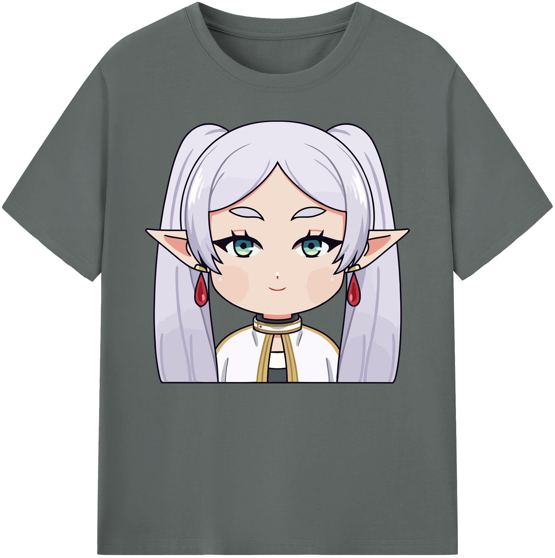 （画像用） 葬送のフリーレン Frieren 綿100％ メンズ半袖Tシャツ｜肌触りやわらか＆通気性